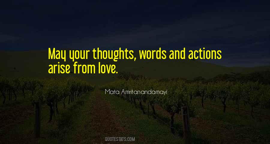 Quotes About Words And Actions #1033030