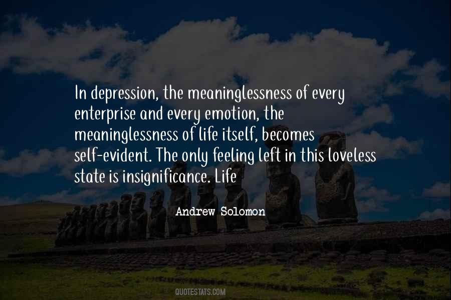 Quotes About Life Depression #335344