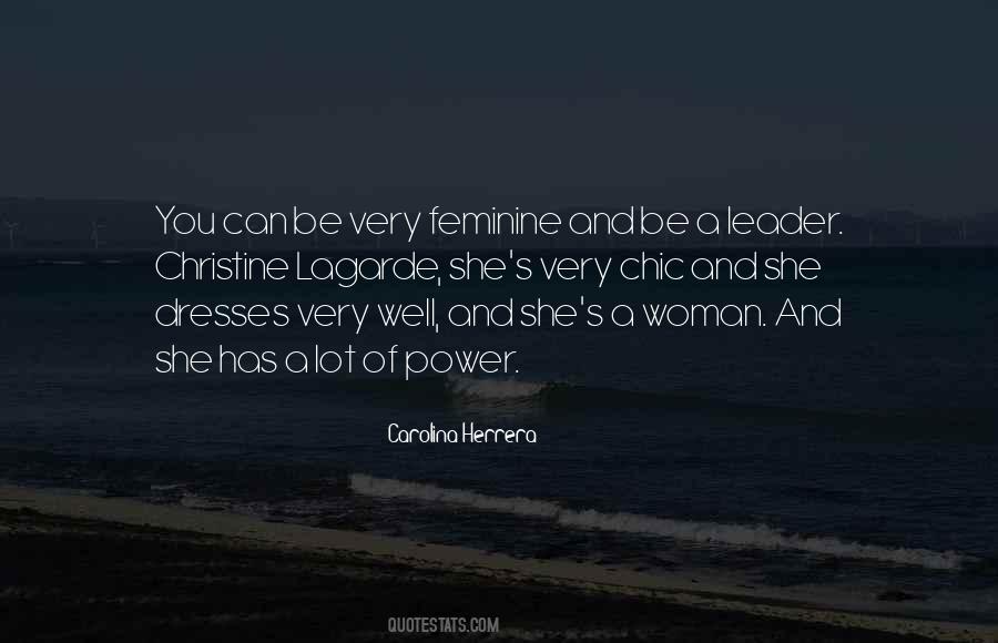 Quotes About Feminine Power #1196169
