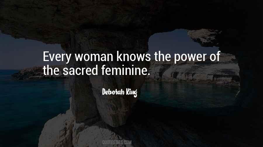 Quotes About Feminine Power #1659523