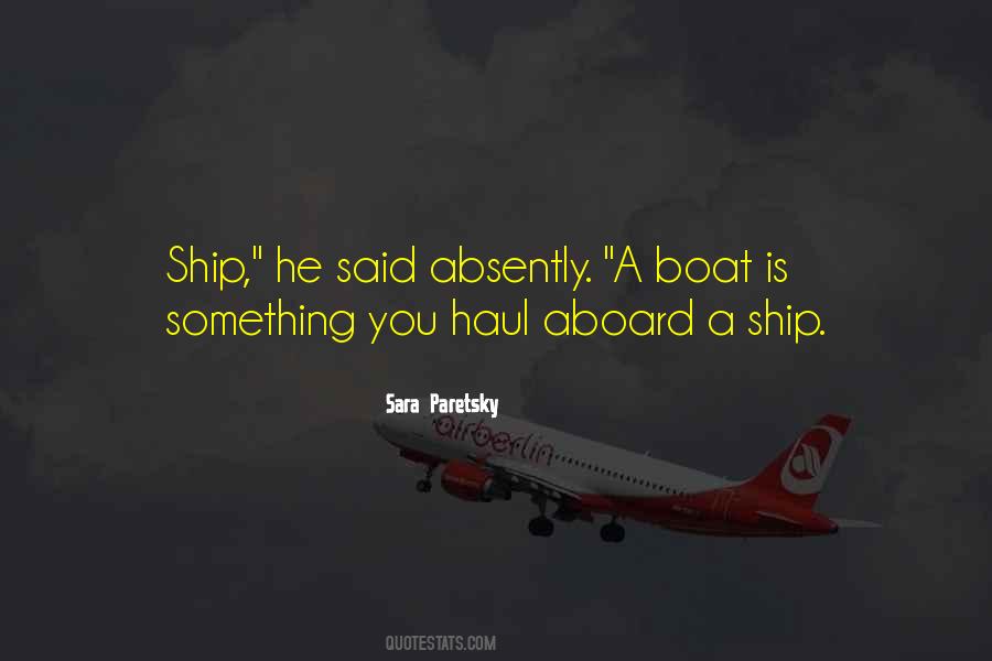 Aboard Ship Quotes #312862