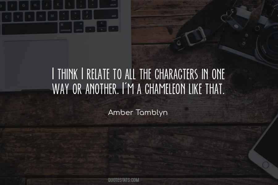 Quotes About A Chameleon #525798