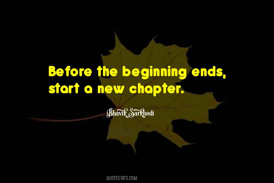 Quotes About Beginning Life #215935