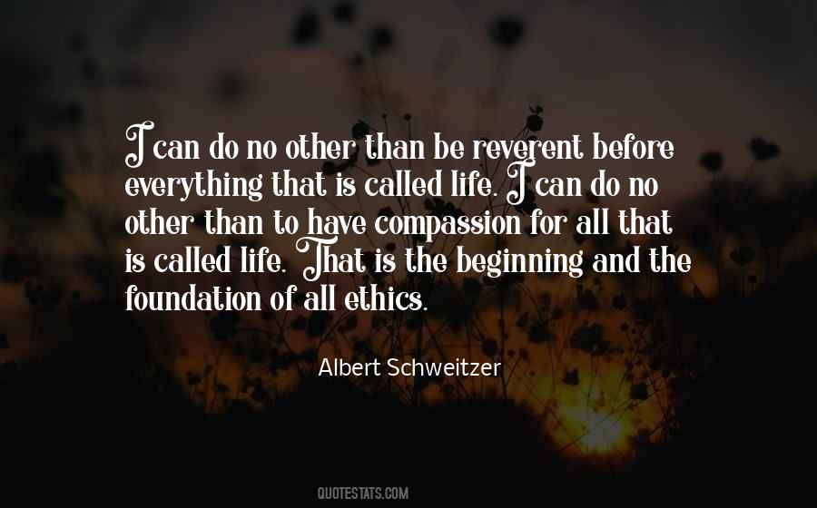 Quotes About Beginning Life #217600