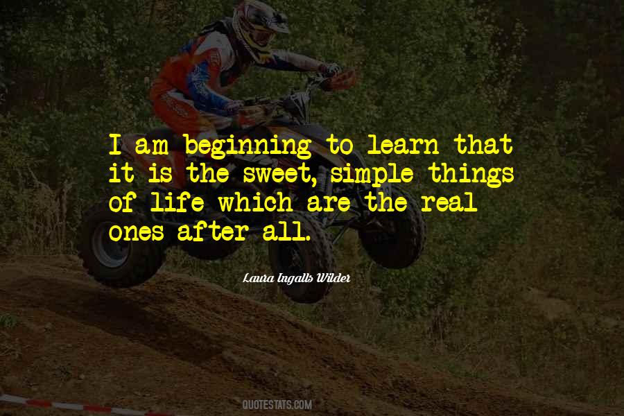 Quotes About Beginning Life #22587