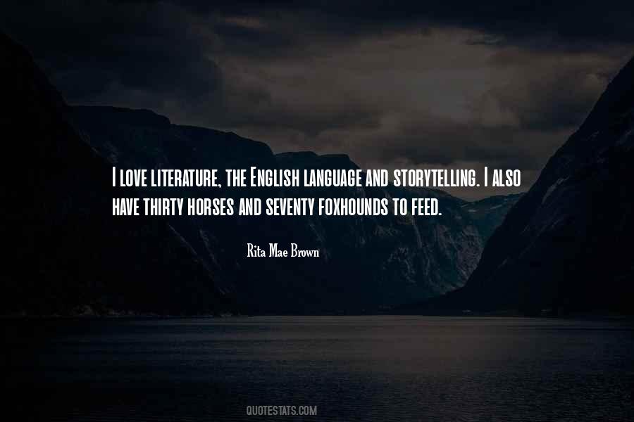 Quotes About Language And Literature #979015