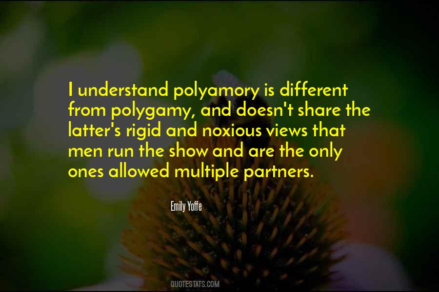 Quotes About Polyamory #1848098