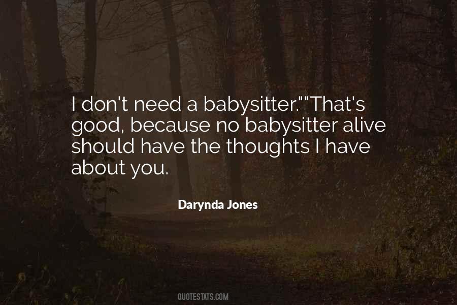 A Babysitter Quotes #1279856