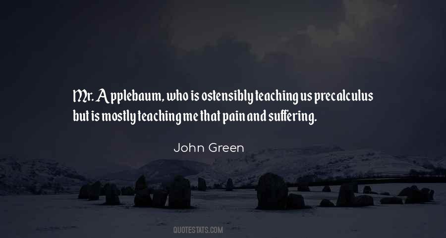 Quotes About Suffering Pain #197903
