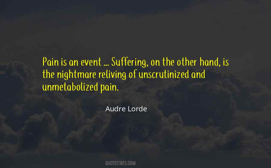 Quotes About Suffering Pain #84494