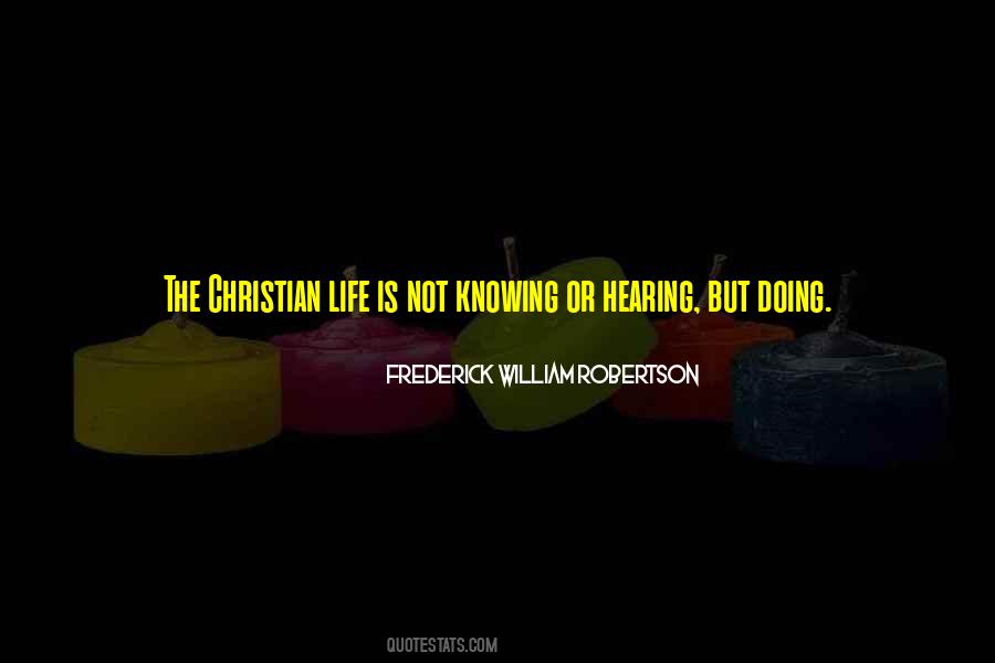 Quotes About Christian Life #1109096