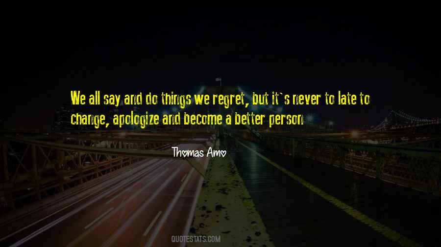 Quotes About Things We Regret #1554825