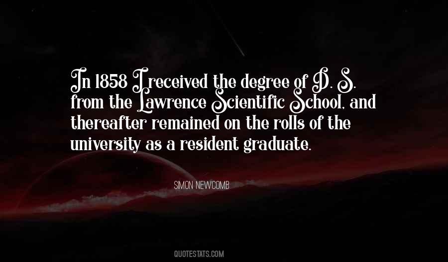 Quotes About University Degree #1016056