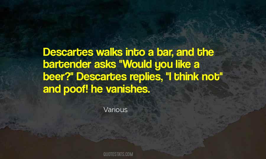 Quotes About Descartes #1623679