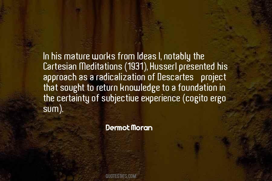 Quotes About Descartes #483116