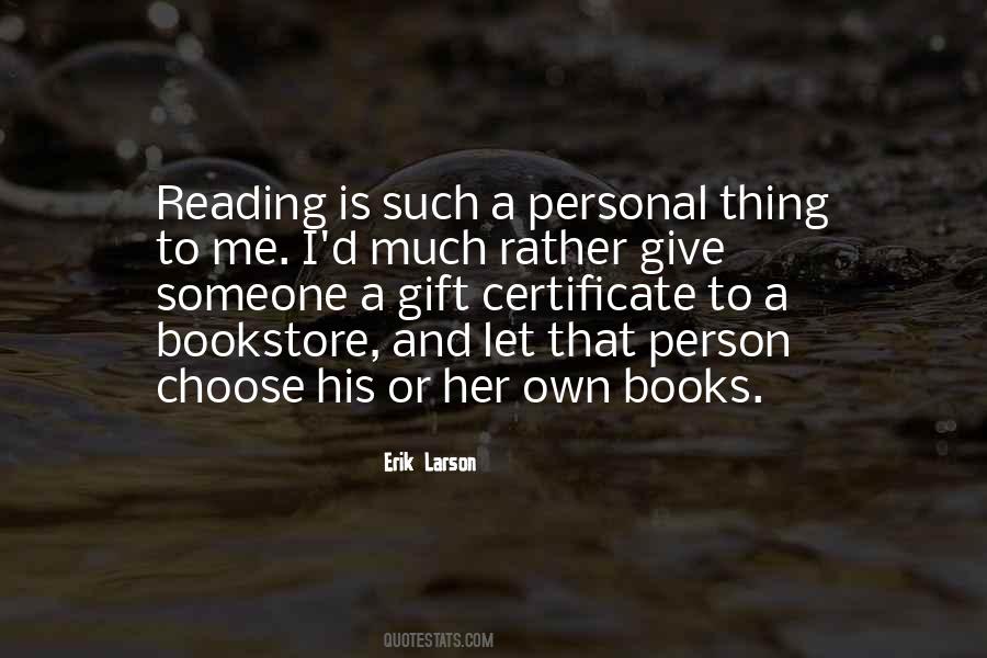 Gift Of Reading Quotes #1659760