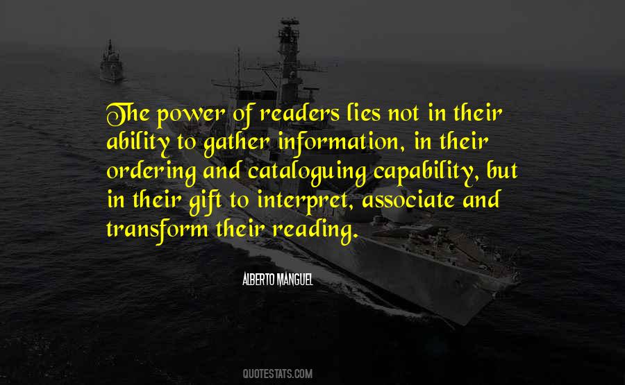 Gift Of Reading Quotes #681781