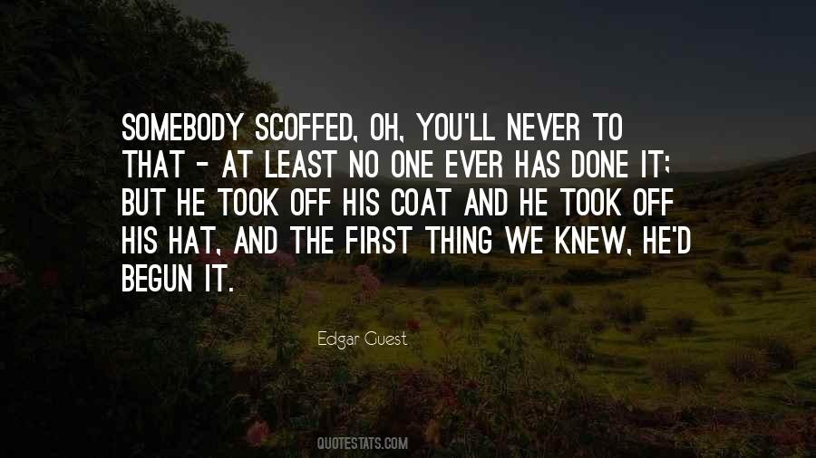 Quotes About Hats Off #1439955