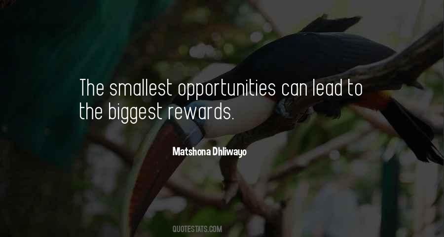 Quotes About Rewards #1393150