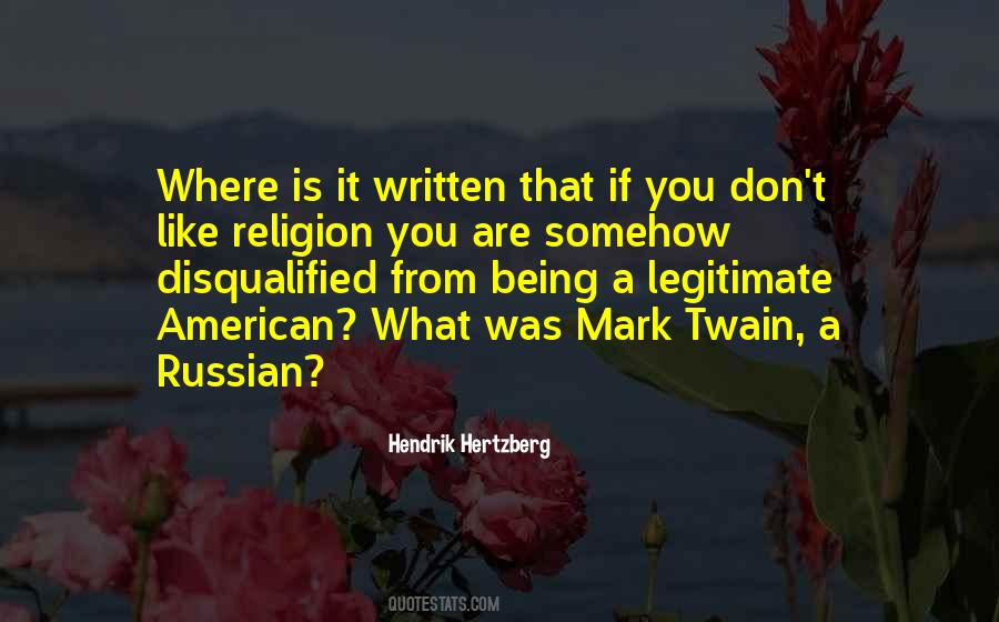 Mark Twain Religion Quotes #123699