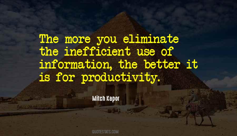 Quotes About Productivity #1155480