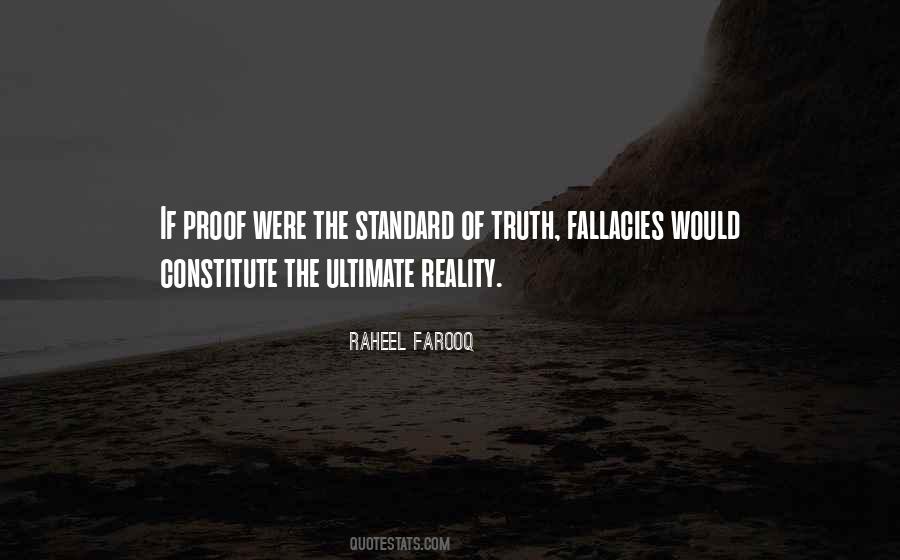 Standard Of Truth Quotes #371130