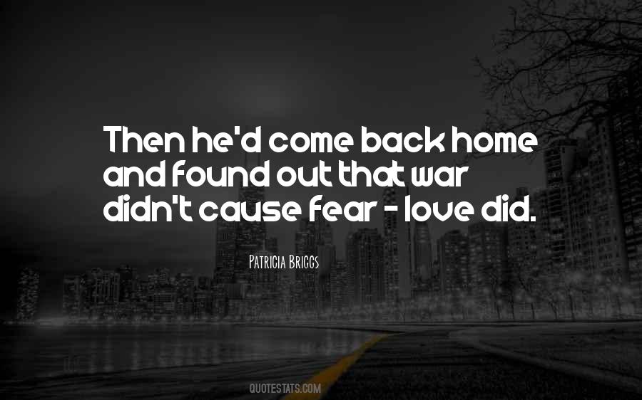 Quotes About Fear Love #1683673