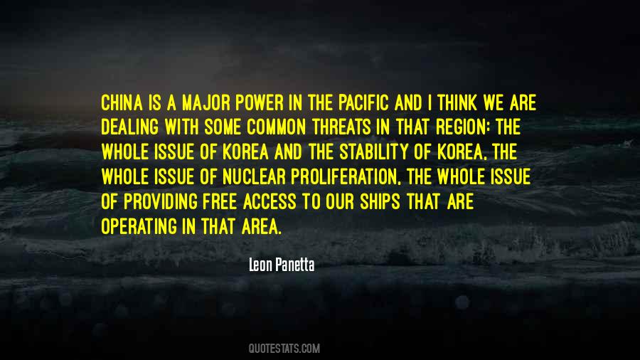 Quotes About Nuclear Proliferation #1206253