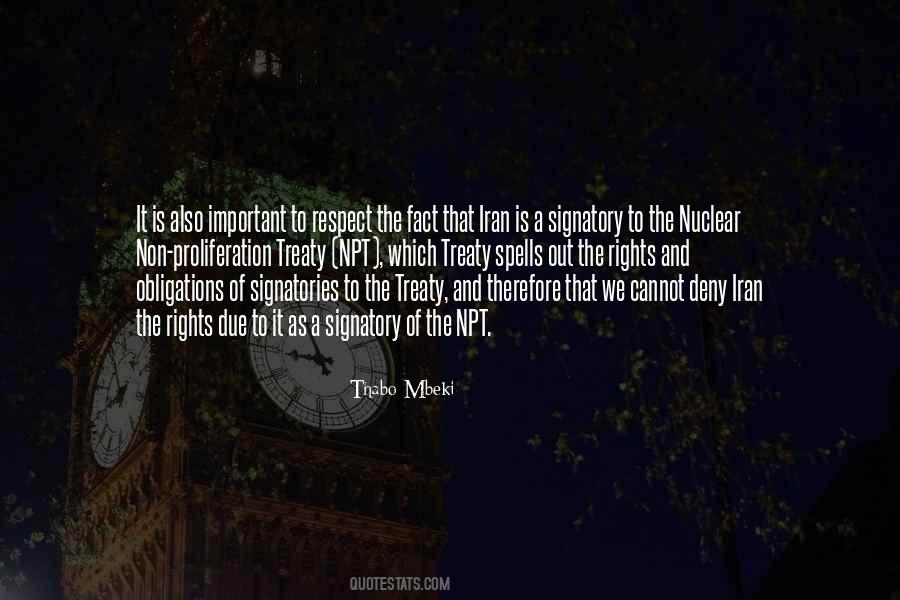 Quotes About Nuclear Proliferation #1218594