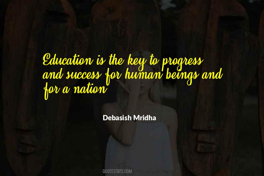Education Is The Key To Progress Quotes #1761000