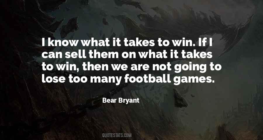 Quotes About Winning Football Games #889984