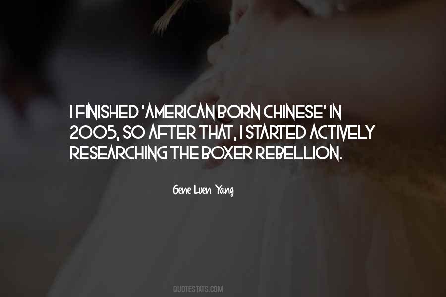 Quotes About The Boxer Rebellion #892866