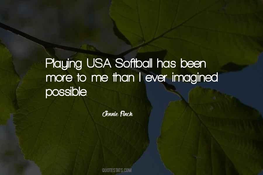 Quotes About Softball #42539