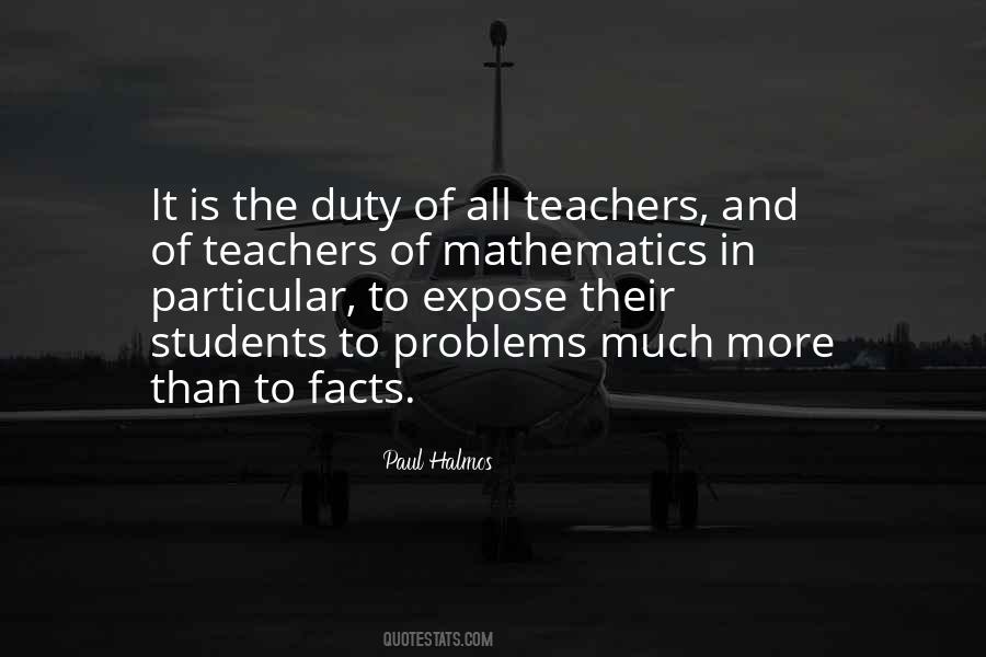 Quotes About Mathematics Teacher #398753