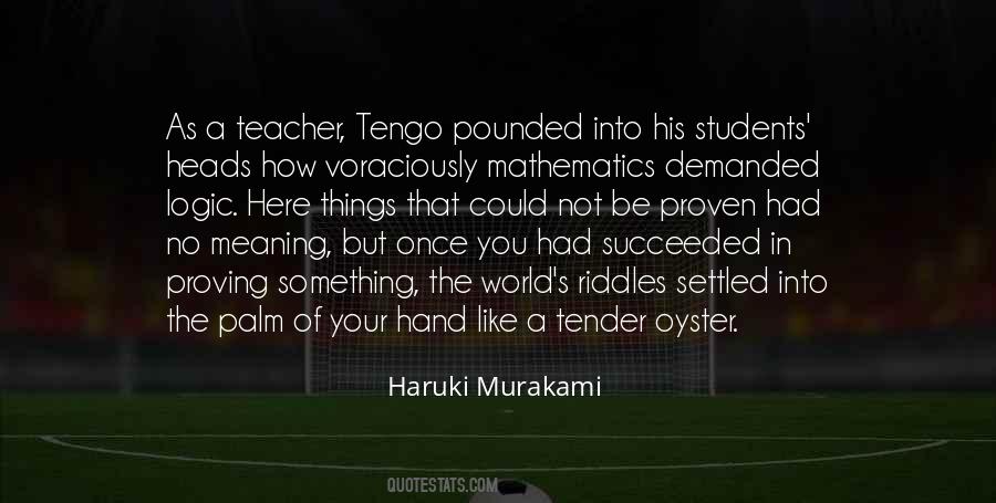 Quotes About Mathematics Teacher #780549