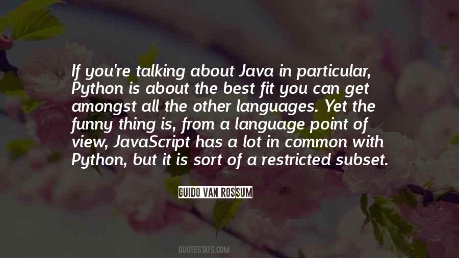 Quotes About Languages #1182176