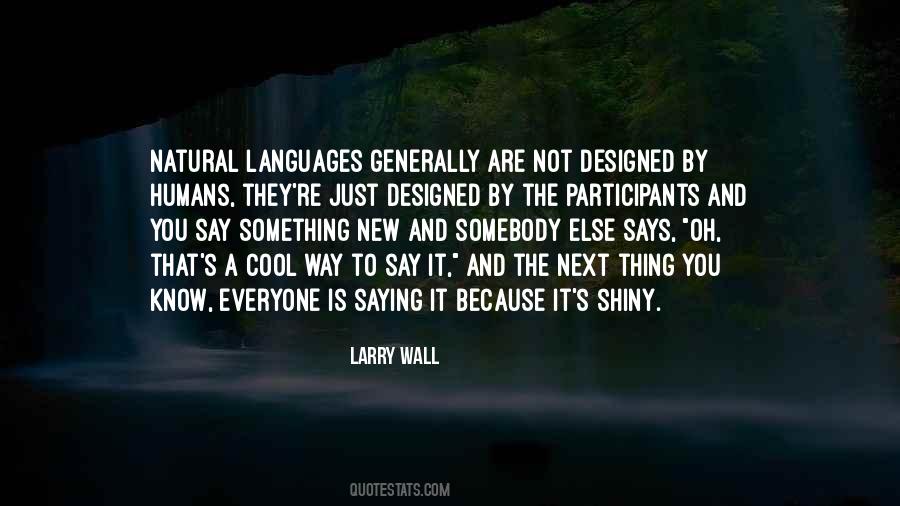 Quotes About Languages #1188098