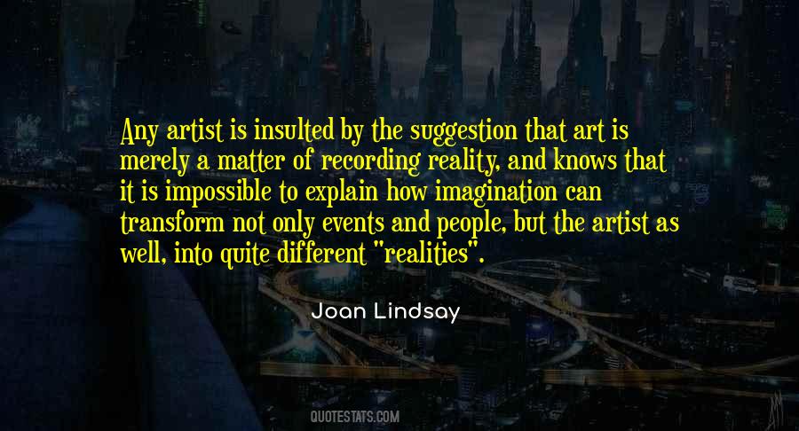 Quotes About Imagination Reality #141761