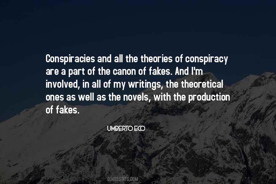 Quotes About Conspiracy Theories #855879