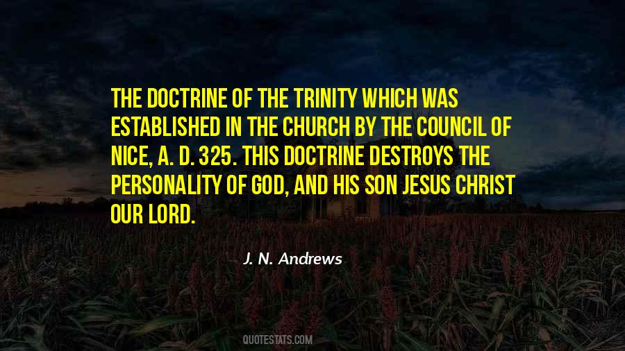 Quotes About The Trinity Of God #172474