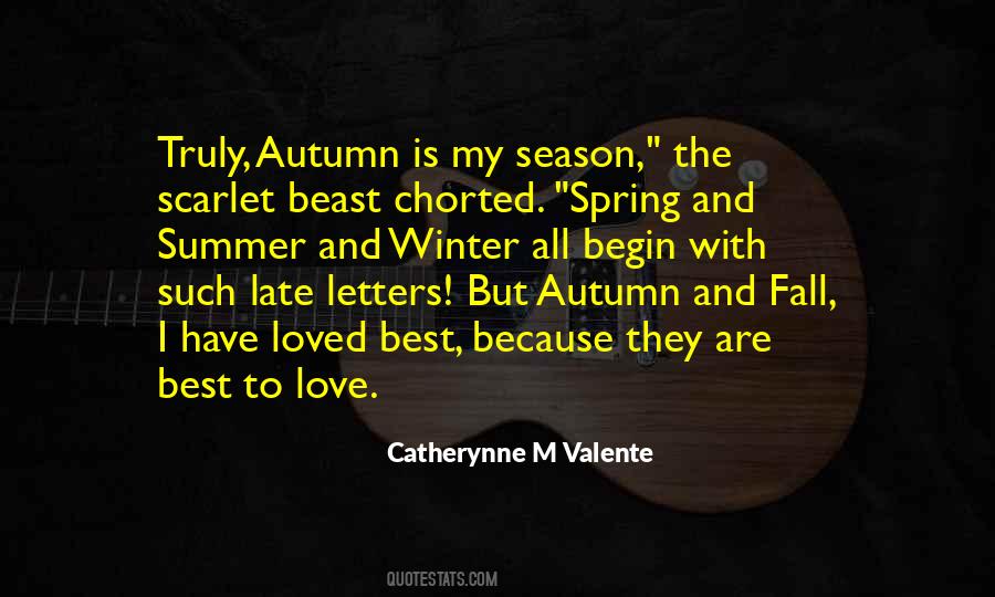 Quotes About Seasons Fall #1401142