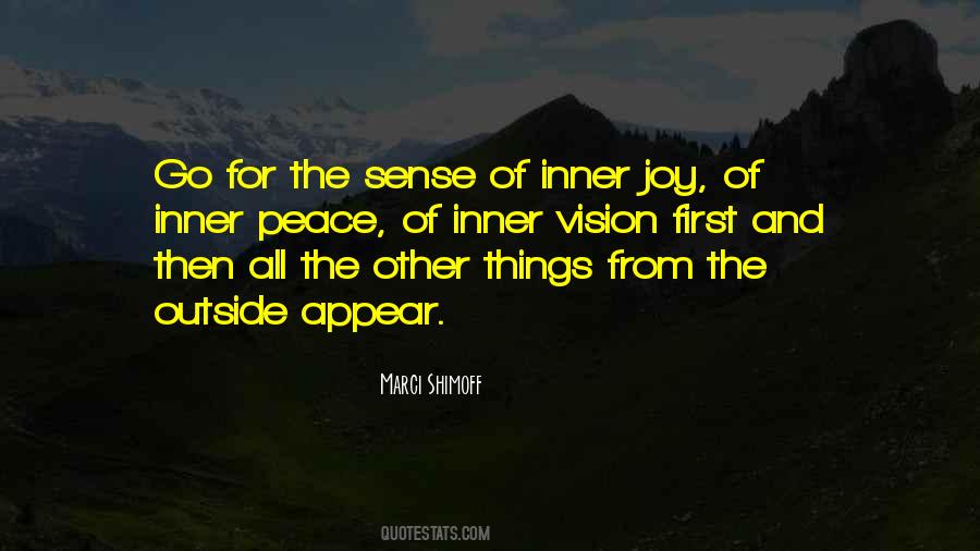 Inner Joy Quotes #884297