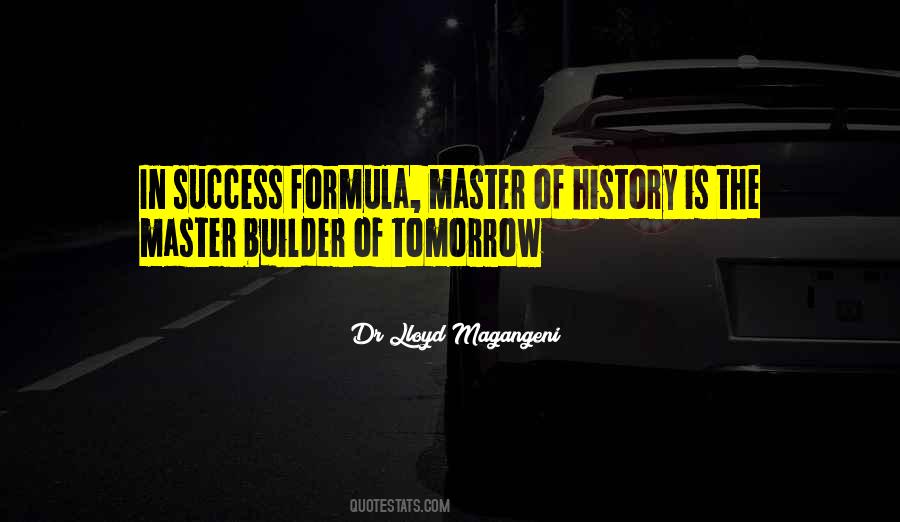 My Formula For Success Quotes #161078