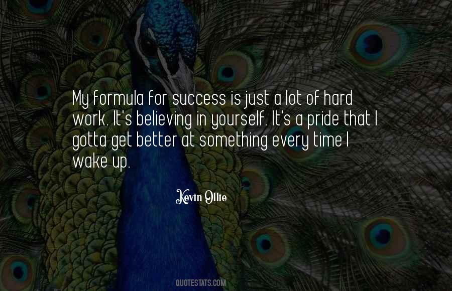 My Formula For Success Quotes #279759