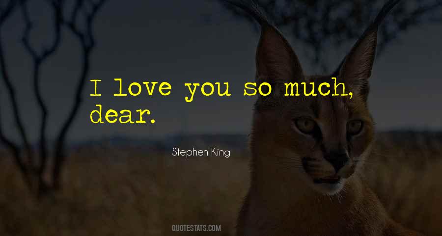 Quotes About Love Stephen King #294709