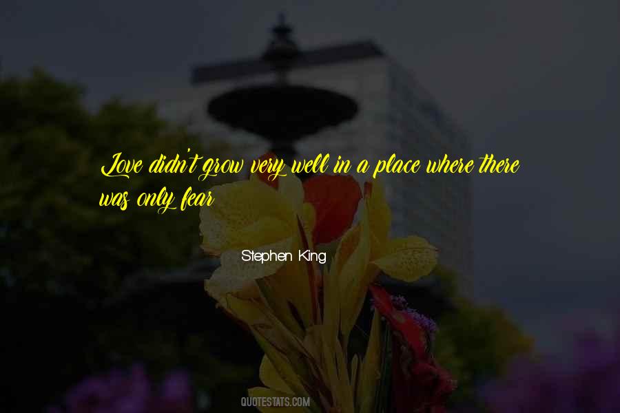 Quotes About Love Stephen King #70701