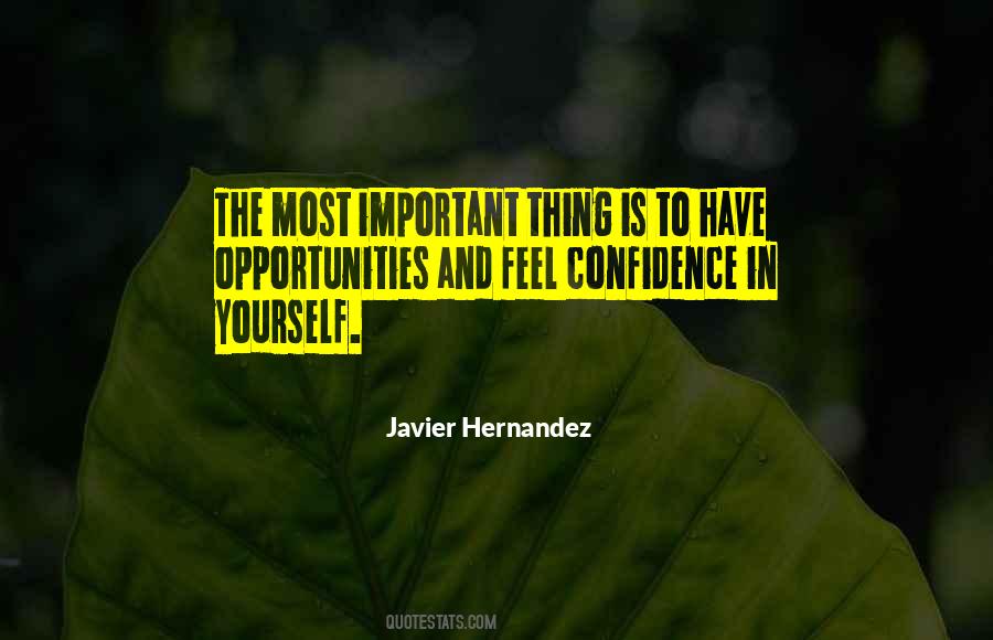 Quotes About Confidence In Yourself #19729