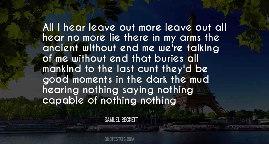 End Of Mankind Quotes #1341576
