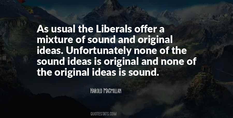 Quotes About Original Ideas #189078