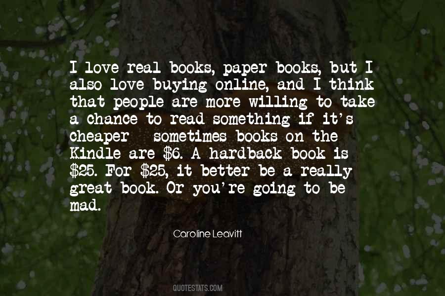 Quotes About Paper Books #1195035